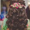 Indian Wedding Reception Hairstyles For Long Hair (Photo 10 of 15)