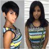 Oblique Feathered Bangs And A Pixie Cut Hairstyles (Photo 9 of 25)