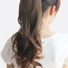 Wavy Ponytails With Flower (Photo 6 of 25)