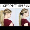 Quick Vintage Hollywood Ponytail Hairstyles (Photo 14 of 25)