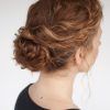 Curly Bun Updo Hairstyles (Photo 14 of 15)