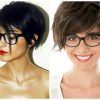 Short Hairstyles For Round Faces And Glasses (Photo 11 of 25)