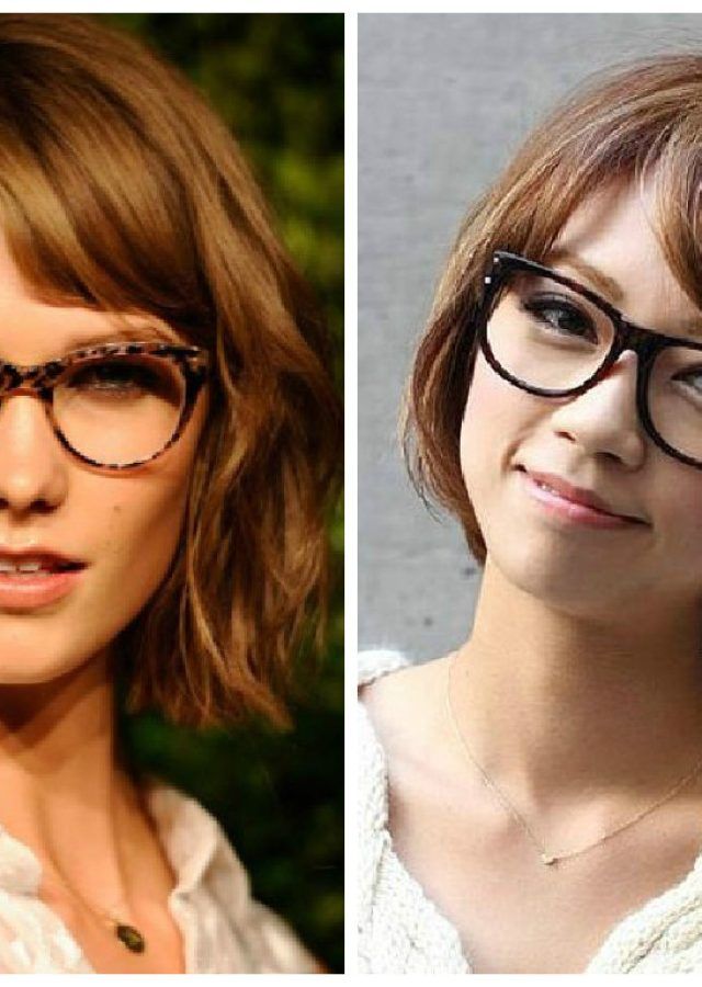 25 the Best Short Haircuts with Bangs and Glasses