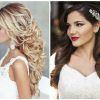 Pinned Back Tousled Waves Bridal Hairstyles (Photo 19 of 25)