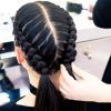 Loose Hair With Double French Braids (Photo 13 of 15)