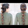 Side Swept Carousel Braid Hairstyles (Photo 9 of 25)