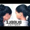 Natural Bubble Ponytail Updo Hairstyles (Photo 11 of 25)