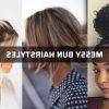Messy Medium Half-Up Hairstyles (Photo 12 of 25)