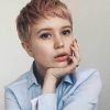 Edgy Textured Pixie Haircuts With Rose Gold Color (Photo 11 of 25)
