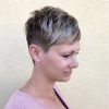 Undercut Blonde Pixie Hairstyles With Dark Roots (Photo 20 of 25)