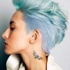 Blue Punky Pixie Hairstyles With Undercut (Photo 18 of 25)