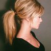 Low Pony Hairstyles With Bangs (Photo 11 of 25)