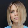 Blunt Wavy Bob Hairstyles With Center Part (Photo 6 of 25)