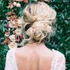Messy Buns Updo Bridal Hairstyles (Photo 16 of 25)