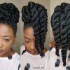 Chunky Black Ghana Braids Ponytail Hairstyles (Photo 5 of 25)