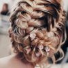 Bun And Three Side Braids Prom Updos (Photo 8 of 25)