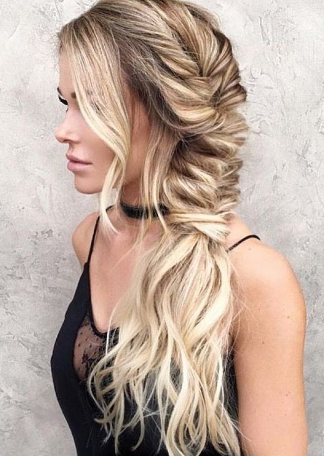25 the Best Messy Side Fishtail Braided Hairstyles