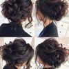 Large Curly Bun Bridal Hairstyles With Beaded Clip (Photo 5 of 25)