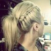 Bouffant And Braid Ponytail Hairstyles (Photo 13 of 25)