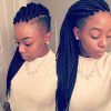 Micro Braids Hairstyles In Side Fishtail Braid (Photo 11 of 25)