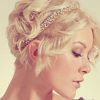 Short Wedding Hairstyles With A Swanky Headband (Photo 17 of 25)