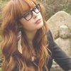 Medium Haircuts With Bangs And Glasses (Photo 11 of 25)