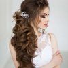 Semi-Bouffant Bridal Hairstyles With Long Bangs (Photo 3 of 25)