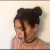 Layered Medium Length Hairstyles With Space Buns (Photo 8 of 25)
