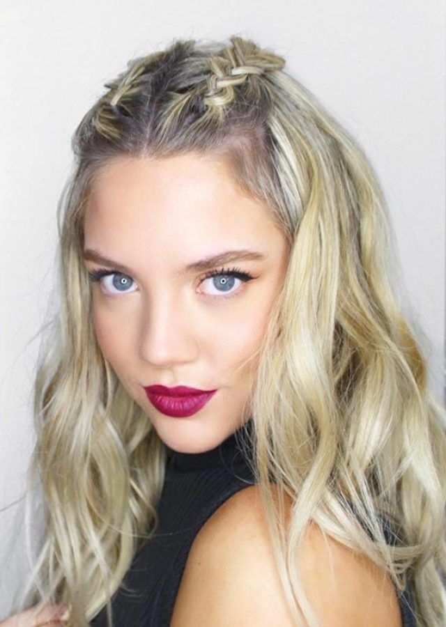 15 the Best Middle Part Braided Hairstyles