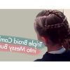 Triple Under Braid Hairstyles With A Bun (Photo 24 of 25)