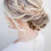 Embellished Caramel Blonde Chignon Bridal Hairstyles (Photo 24 of 25)