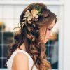 Wedding Hairstyles For Long Hair Down With Flowers (Photo 5 of 15)