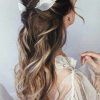 Long Half-Updo Hairstyles With Accessories (Photo 19 of 25)