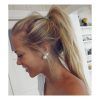 Blonde Flirty Teased Ponytail Hairstyles (Photo 19 of 25)