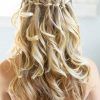Diagonal Waterfall Braid In Half Up Bridal Hairstyles (Photo 10 of 25)
