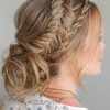Messy Rope Braid Updo Hairstyles (Photo 5 of 25)