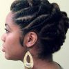 Flat Twist Updo Hairstyles On Natural Hair (Photo 13 of 15)