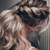 French Braid Ponytail Hairstyles With Curls (Photo 4 of 25)