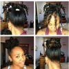Updo Hairstyles For Medium Length Natural Hair (Photo 8 of 15)