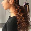 Curly Half-Updo With Ponytail Braids (Photo 1 of 25)