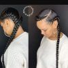 Long And Big Cornrows Under Braid Hairstyles (Photo 5 of 25)