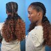 Asymmetrical Braids With Curly Pony (Photo 12 of 15)