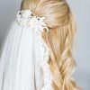 Blonde Half Up Bridal Hairstyles With Veil (Photo 10 of 25)