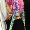 Cotton Candy Colors Blend Mermaid Braid Hairstyles (Photo 22 of 25)