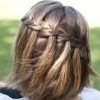 Braided Updo Hairstyle With Curls For Short Hair (Photo 10 of 15)