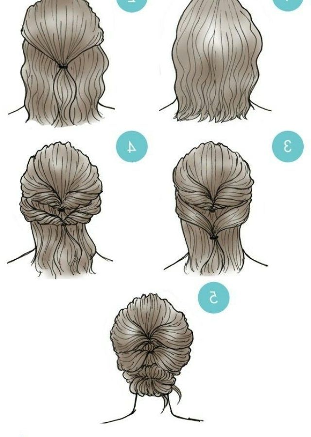 15 Photos Easy Updo Hairstyles for Short Hair