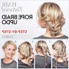 Messy Rope Braid Updo Hairstyles (Photo 16 of 25)