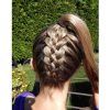 Upside Down Braids With Double Buns (Photo 11 of 15)