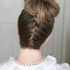 Messy Flipped Braid And Bun Hairstyles (Photo 8 of 15)