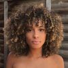 Highlighted Afro Curls Ponytail Hairstyles (Photo 21 of 25)